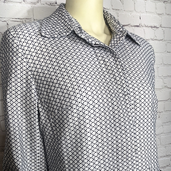 Apt 9 Trench Coat Jacket White and Black 10 - Picture 6 of 9